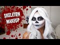 Easy Last Minute Skeleton Makeup Tutorial for Halloween