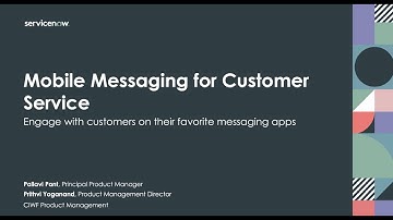 1/19 Webinar: Mobile Messaging for Customer Service Management