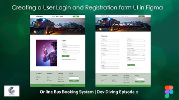 Creating a User Registration form UI in Figma | Online Bus Booking System | Dev Dive Episode 2