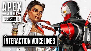 *NEW* LOBA and REVENANT Interaction Voicelines - Apex Legends Season 18