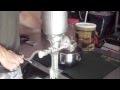 Wheat Grinder in Action- Hard White Wheat Wheat Grinder in Action- Hard White Wheat