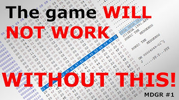 The game WILL NOT WORK WITHOUT THIS! [MDGR #1]