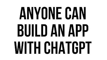 Anyone Can Build an App with ChatGPT—Here’s How!