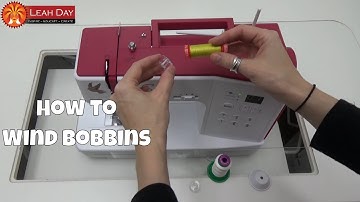 How to Wind Bobbins on the Eversewn Sparrow 20 Sewing Machine