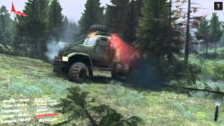 прохождение карт в игре Spintires часть 1 (карта Равнины)