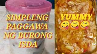 PAANO GUMAWA NG BURONG ISDA