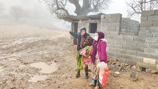 Rescue from the storm: Rescue Narges and her two orphaned children from the severe storm