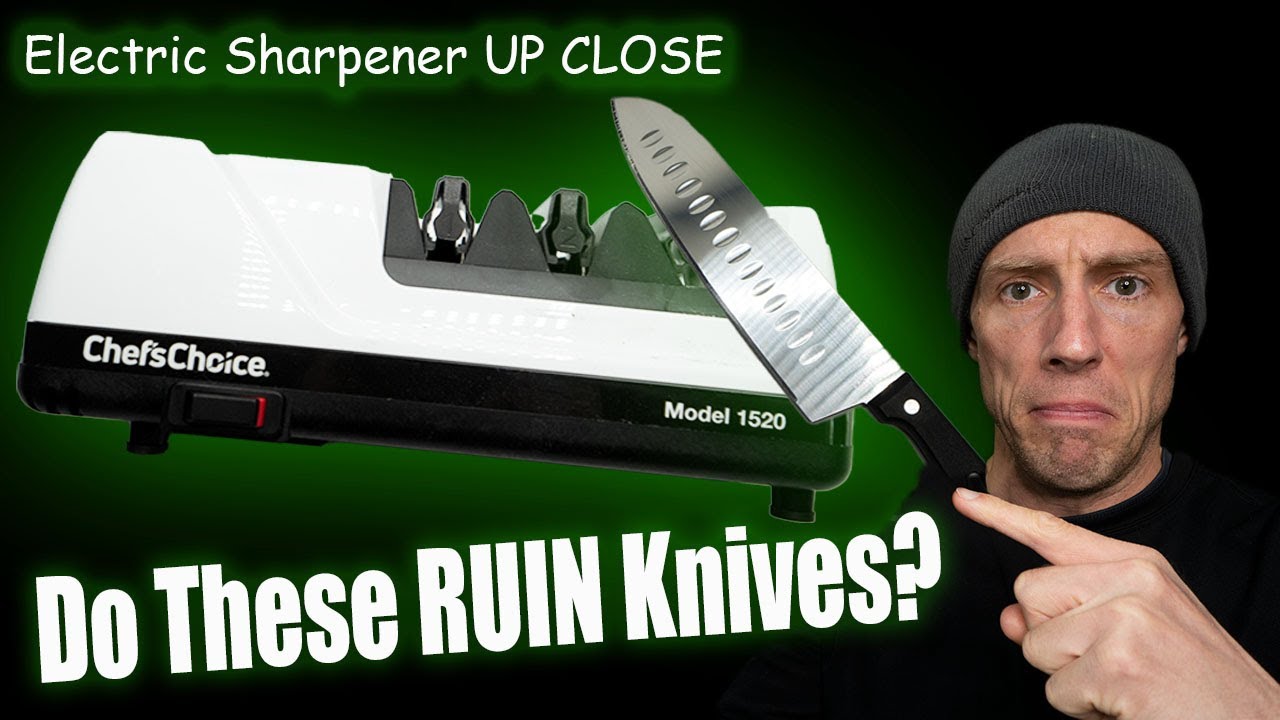 Do Electric Knife Sharpeners Actually Work? With ULTRA CLOSE UPS