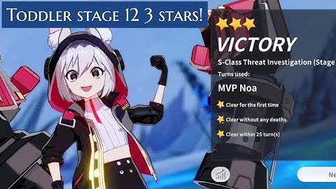 Outerplane - Tyrant Toddler Stage 12 3 stars!