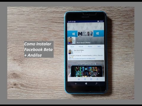 Como instalar Facebook Beta c Novo Design no Windows 10 Mobile + Análise