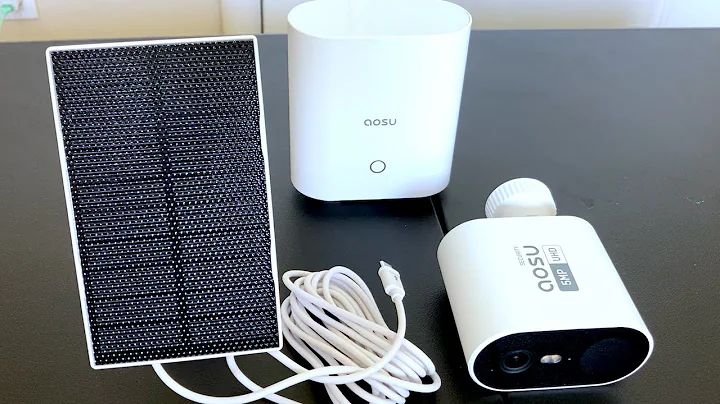 AOSU 3K 5MP Wireless Solar Security Cam System | Demo and Review
