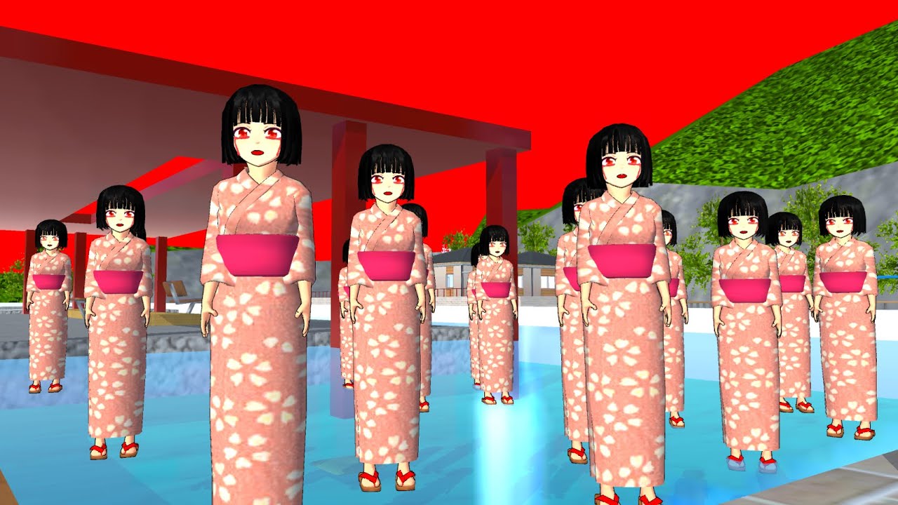 座敷童子ちゃん　春節からの邪気払い‼️ サクラスクールシミュレーター THE MOVIE】Zashiki Warashi (座敷童子