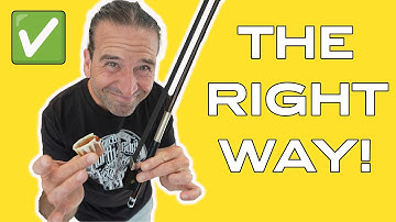 The Right Way to Rosin Your Double Bass Bow