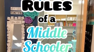Unspoken Rules of a Middle Schooler: TikTok Compilation - The Crazy Creative Teacher