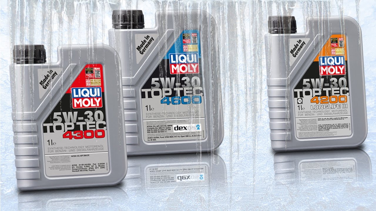 LIQUI MOLY TopTec 4200 Long Life Full Synthetic 5W-30 Motor Oil