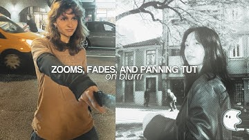 Zooms, Fades, and Panning Tutorial on Blurrr ⋆ ||