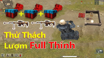 Thử Thách Lượm Full Thính Lấy TOP 1 PUBG CF - Rùa Ngáo