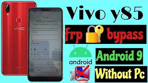 VIVO Y85 frp lock bypass / Haw to  bypass vivo Y85,Y85A Google account lock, Android 9,8*without pc