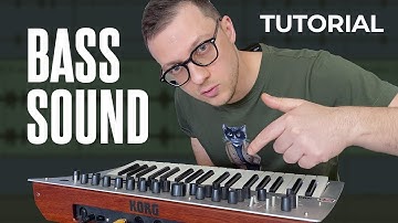 Cool Bass sound KORG Minilogue. Tutorial + Samples