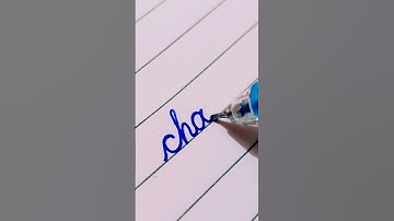 chair in cursive #ytshorts #art #cursive #shortvideo #shorts #satisfying