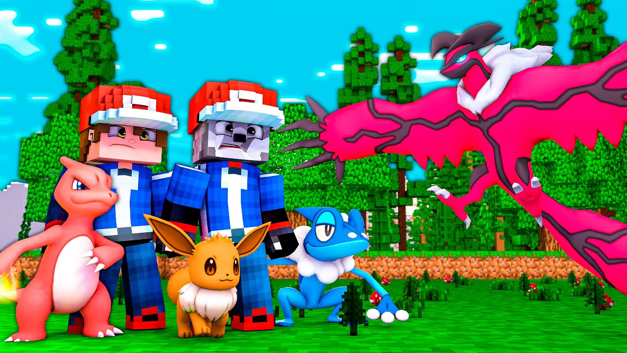 Minecraft : Pokemon X Y - GANHAMOS NOVOS POKEMON INICIAL COM MEGA