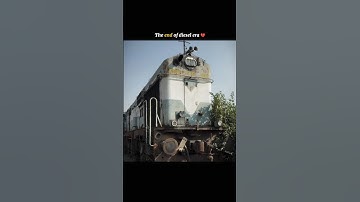 The end of diesel era 💔 | indian railways edit | sad video locomotive | #shorts