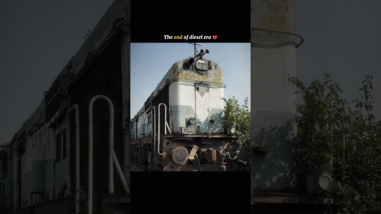The end of diesel era 💔 | indian railways edit | sad video locomotive | 