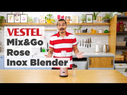 Vestel Mix&Go Rose Inox Blender - Vestel'le Ayın Ürünü