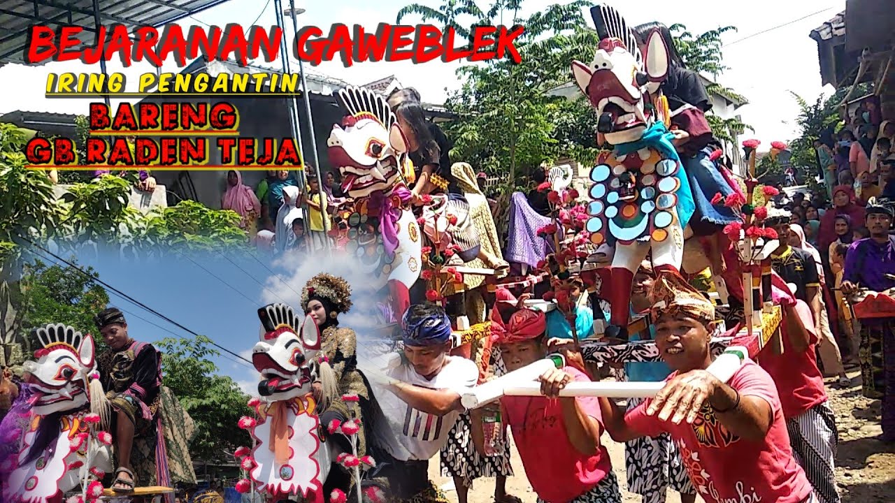 Gawe Blek Bejaranan Iring Pengantin - Bareng Gb Raden Teja full Gemetar Rame Rumiah