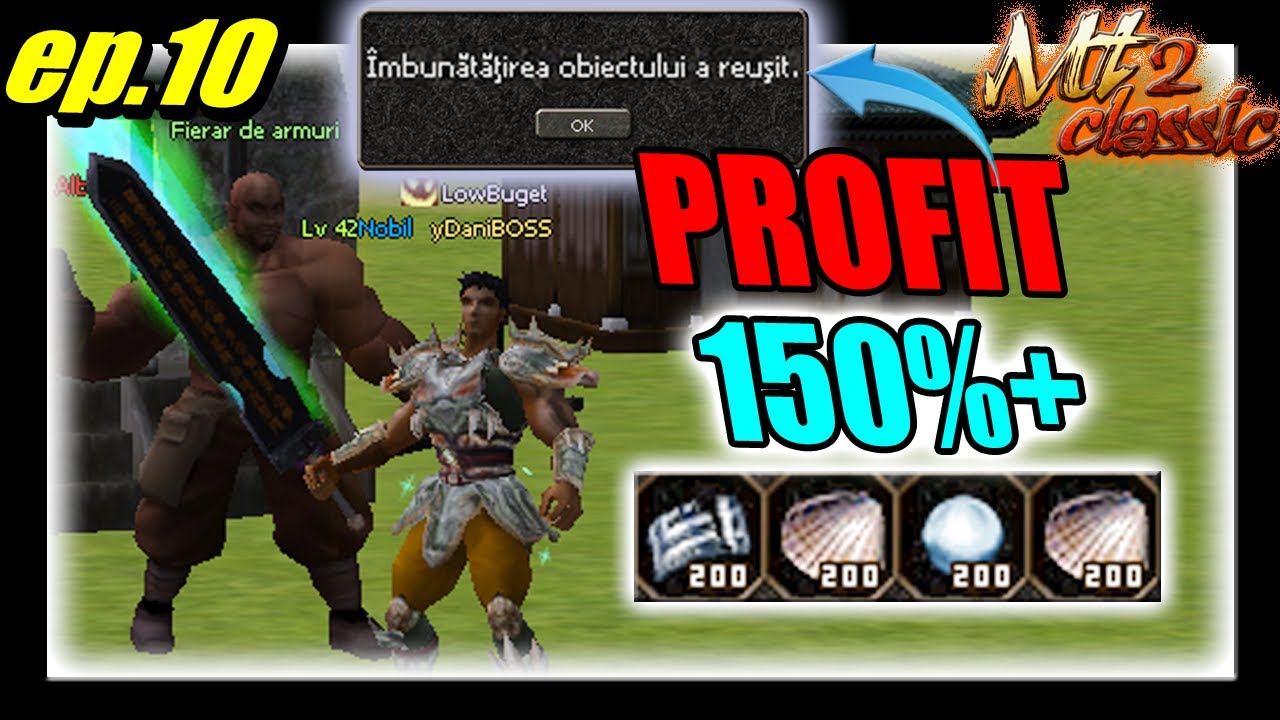0 WON ➩ 100 ✔ Evolutie SPECTACULOS de Mare 🤯Investitii Metin2.ro Tigerghost