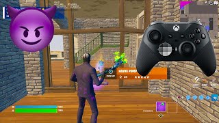 Xbox Elite Series 2 Controller ASMR 😈(Fortnite Tilted Zone Wars Gameplay) 4K