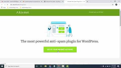 How to setup Akismet Anti Spam Plugin (Block spam comments)