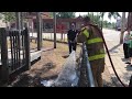 Barberton playground mulch fire Aug  2, 2017