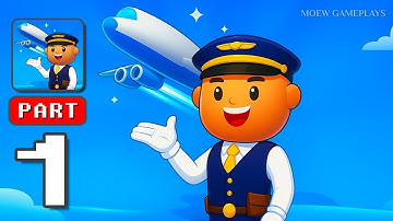 Plane Manager 3D - Gameplay Walkthrough Part 1 - Airplane Boss Manager Adventure (iOS, Android)
