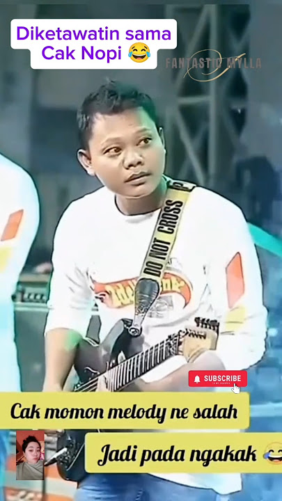 Cak Momon salah melody,diketawain Cak Nopi 😅 #dangdut #adella