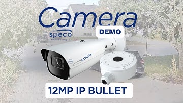 12MP IP Bullet Camera Demo | 4x-8z zoom & Wide-Angle View | Speco Technologies