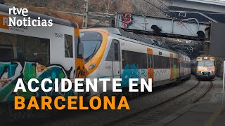 MONTCADA I REIXAC: 150 INJURED AFTER TWO TRAINS COLLIDE IN BARCELONA | RTVE News screenshot 2
