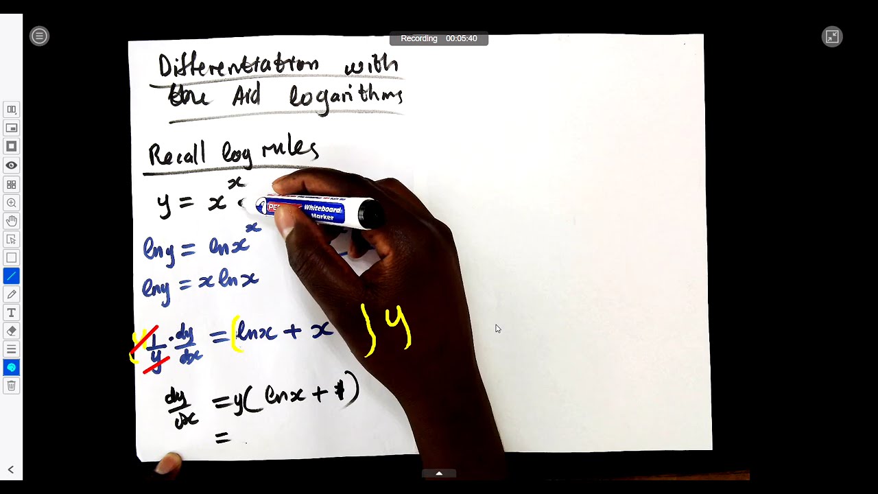 Class Lesson 2.5: Differentiation Using Logarithms | N5 Mathematics