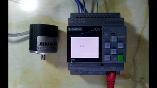 LOGO! 8 Siemens with Incremental Encoder