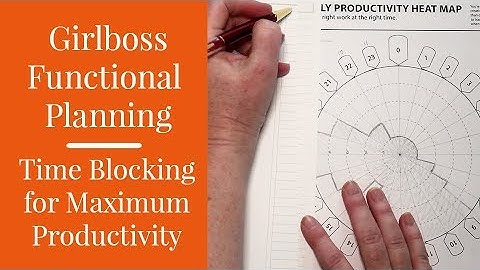 Time Blocking for Maximum Productivity - Girlboss Functional Planning 8 | Kendra Bork