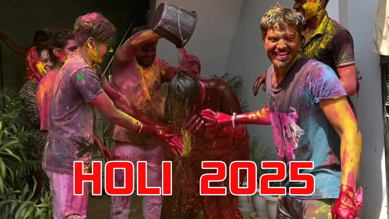 Holi putai with family  || #holi #holiputai