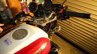 CB1300 めんてなんす・・ｱｸｾﾙﾜｲﾔｰとか。。