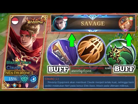 CLAUDE NERF AUTO MENGGILA KALAU PAKAI BUILD + SPEL INI 