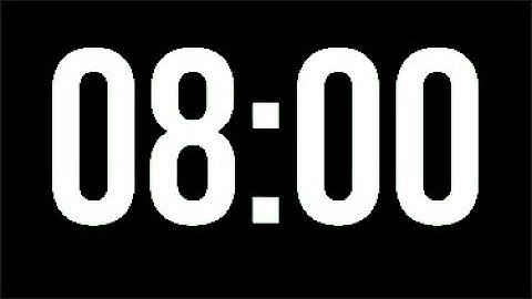 8 Minute Timer - 480 Seconds Countdown