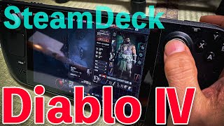 【ゲーム】楽しみにしているDiablo4(オープンベータ)をSteamDeckでプレイ！