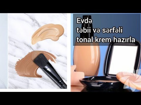 Evdə təbii tonal krem hazırlamaq