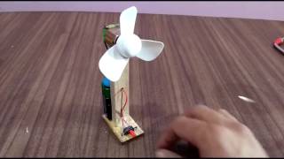 How To Make A Mini Quick Fan For This Summer
