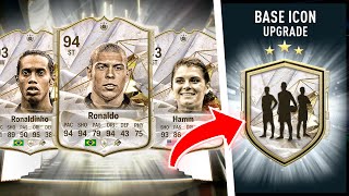 What do you get from 45 x Base Icon Player Packs in EA FC 24?