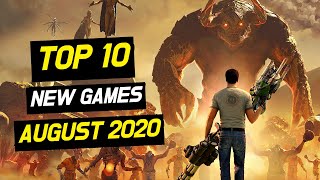Top 10 NEW Games of August 2020 (PC, PS4, XBOX ONE, Switch)