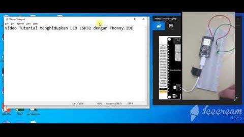 ESP32: Program Micropython untuk Menghidupkan LED
